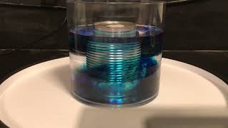 Thermal wind demonstration on a DIYnamics table