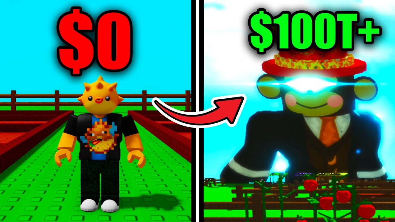 Went from Noob to TRILLIONAIRE In Grow a Garden