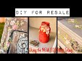 DIY for Resale using the NEW IOD Paint Inlays - Creating Vintage & Cottagecore inspired Decor