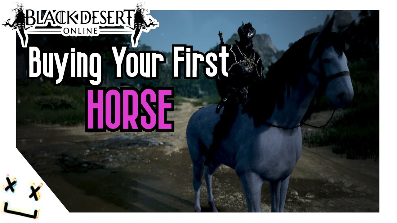 Buying Your First Horse In Black Desert Online [BDO] YouTube