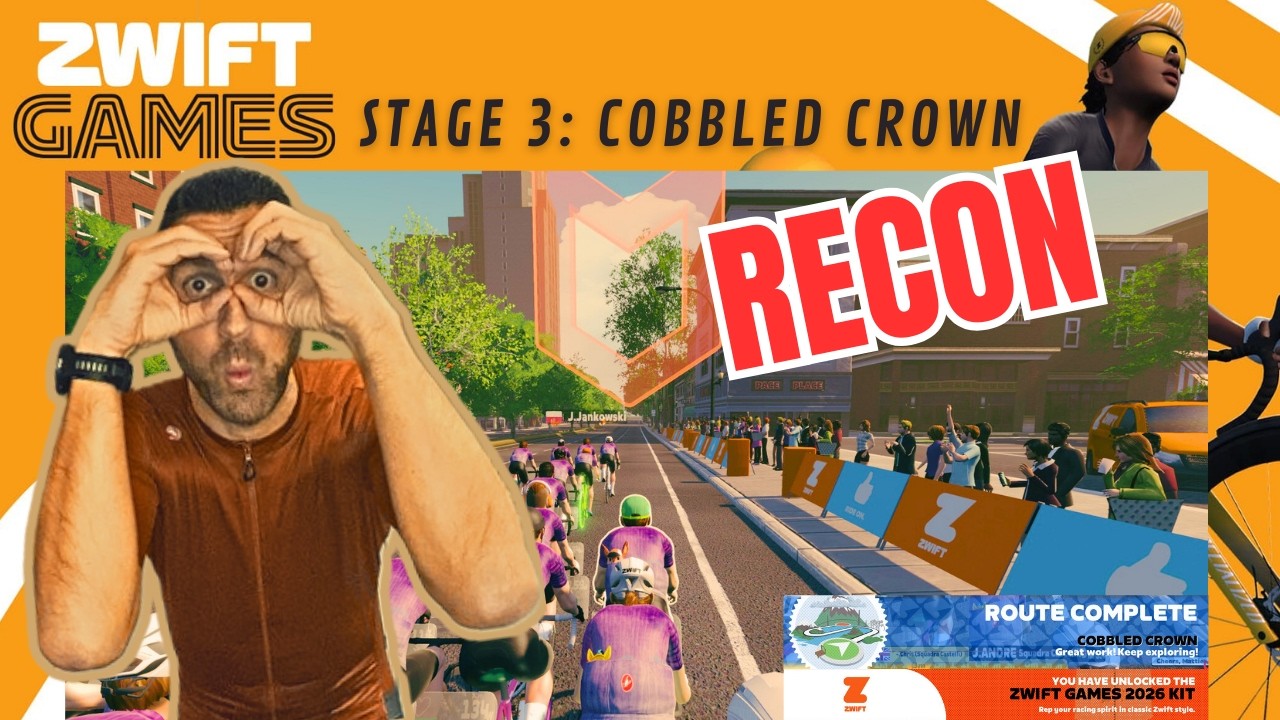 Zwift Games Stage 3 – Cobbled Crown RECON | Release Your Inner Sagan