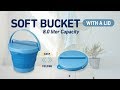 Soft Bucket with a lid