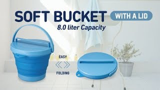 Soft Bucket with a lid