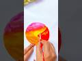 Easy Sunset Painting for kids || Stroke Painting for Beginners || #kids #trending #shorts
