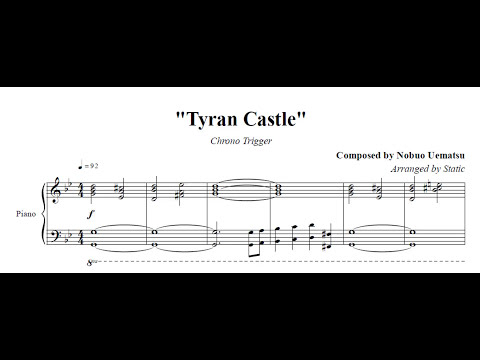 Tyran Castle - Chrono Trigger Piano Sheet Music