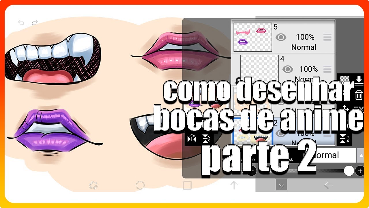 Tutorial de Desenho de Bocas de Anime - Parte 2: Técnicas Avançadas e ...