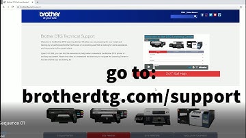 Brother GTX Driver Install