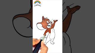 Jerry Coloring Page #coloringpages #jerry #tomandjerry #shortsfeed