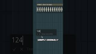 How to Quickly Adjust Samples to BPM in FL Studio #flstudio #producer #tutorial #musicproduction