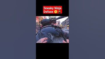 Sneaky Ninja Defuse 🤫🥷.#shorts #callofduty #warzone #cod #mw2 #mw3 #rebirthisland