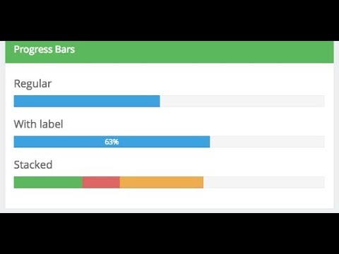 Progress Bar Chart Js