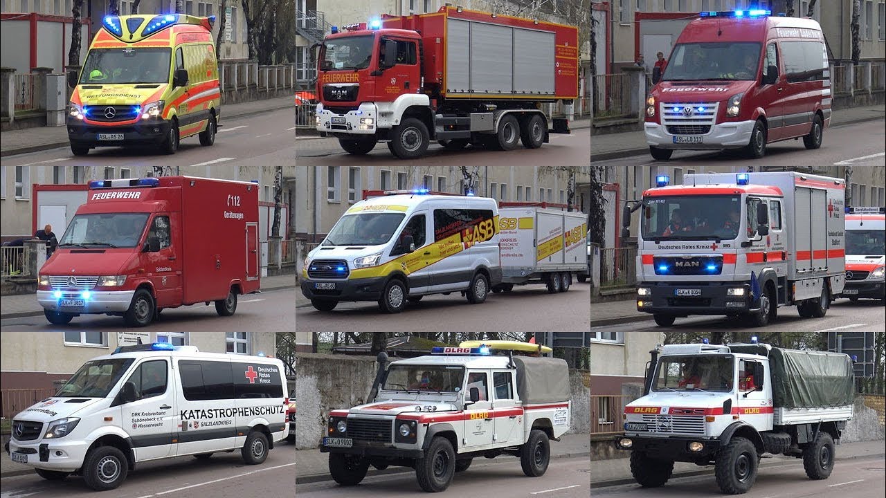 🚨 [Wohnhausexplosion mit 42 Verletzten] MANV Übung in Bernburg