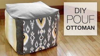 How to Make a Pouf Ottoman