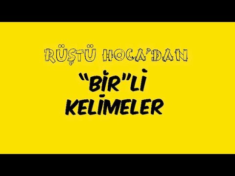 Video: Bir Kelime Nasıl Yazılır