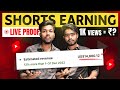 Shorts earning live proof  1000 views  itna jyada paisa  ft upboyrajcomedy