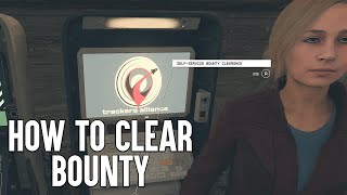 Starfield how to clear/remove bounty.