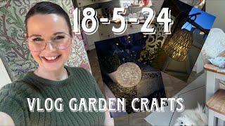 Real life vlogs garden light crafts 🥰18 May 2024 -#vlog #reallifevlog