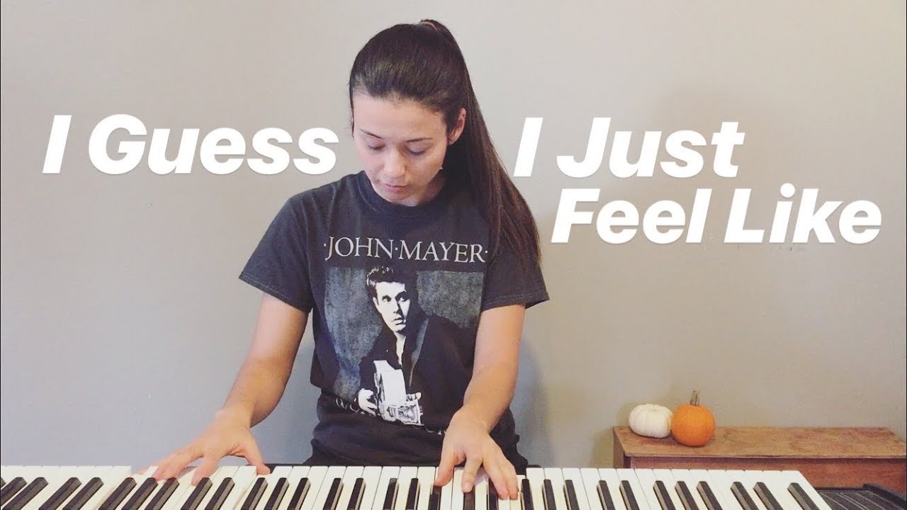 John Mayer I Guess I Just Feel Like (piano cover & sheet music) YouTube