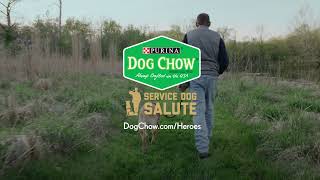 Helping Veterans with PTSD Match with Service Dogs  Dog Chow's Service Dog Salute