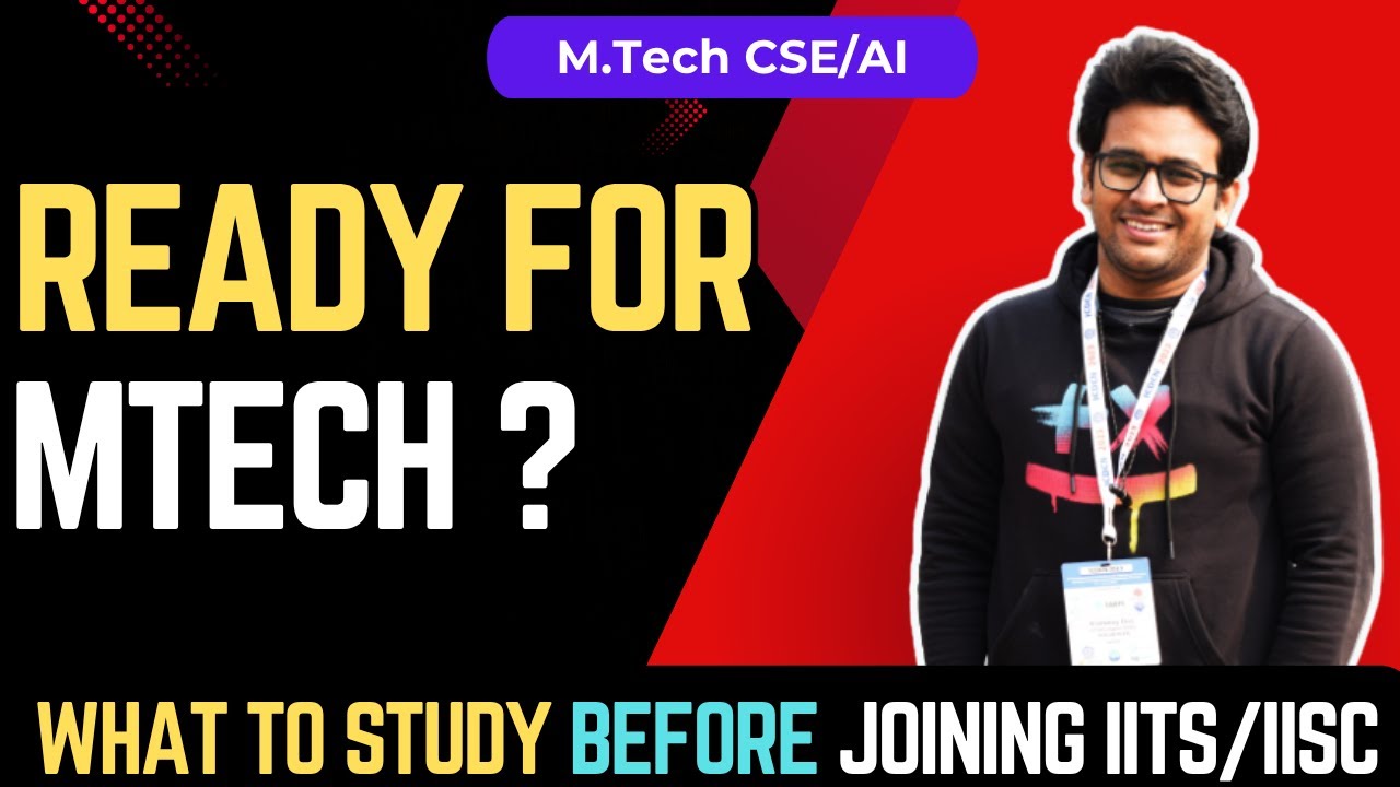 Must-Have Skills Before MTech CSE/AI Starts at IITs/IISc #gatecse #gateda #mtechcs #mtechai
