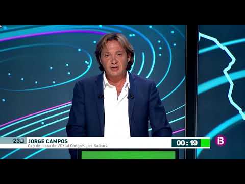 Los 2 minutos de Jorge Campos en IB3 que valen por toda una campaña y te convencerán de votar a VOX