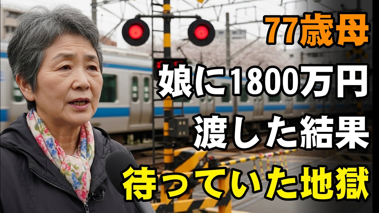 77歳の母、娘夫婦に1800万円を渡した末路。老後資金を失った彼女を待ち受けていた地獄とは。【シニアライフ】【60代以上の方へ】