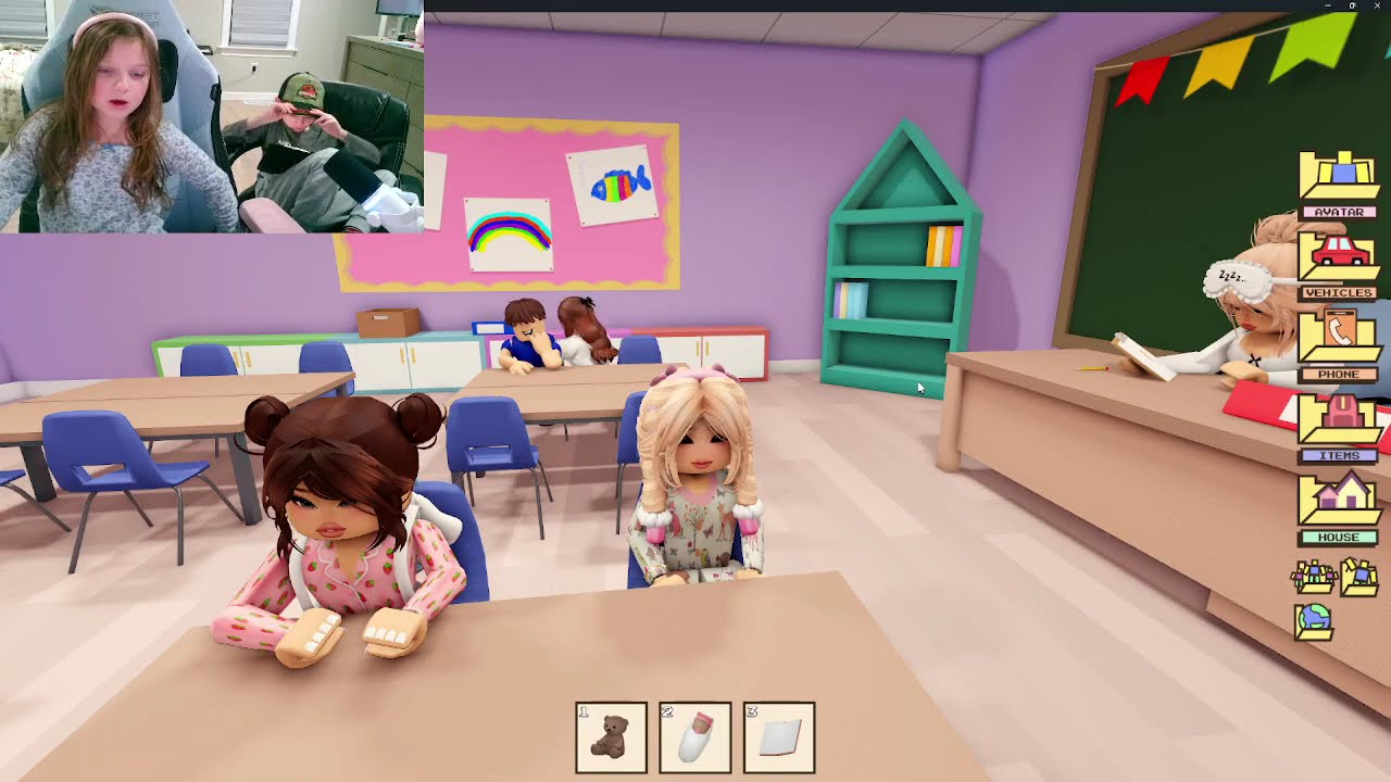 PIJAMA DAY IN MY SCHOOL MY DAD PICKS US UP EARLY | BERRY AVENUE FAMILY ROLEPLAY *ROBLOX *VOICED