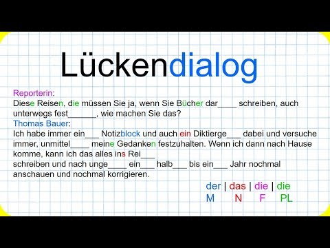 Lückendialog B1 - Fill in the blanks dialog B1