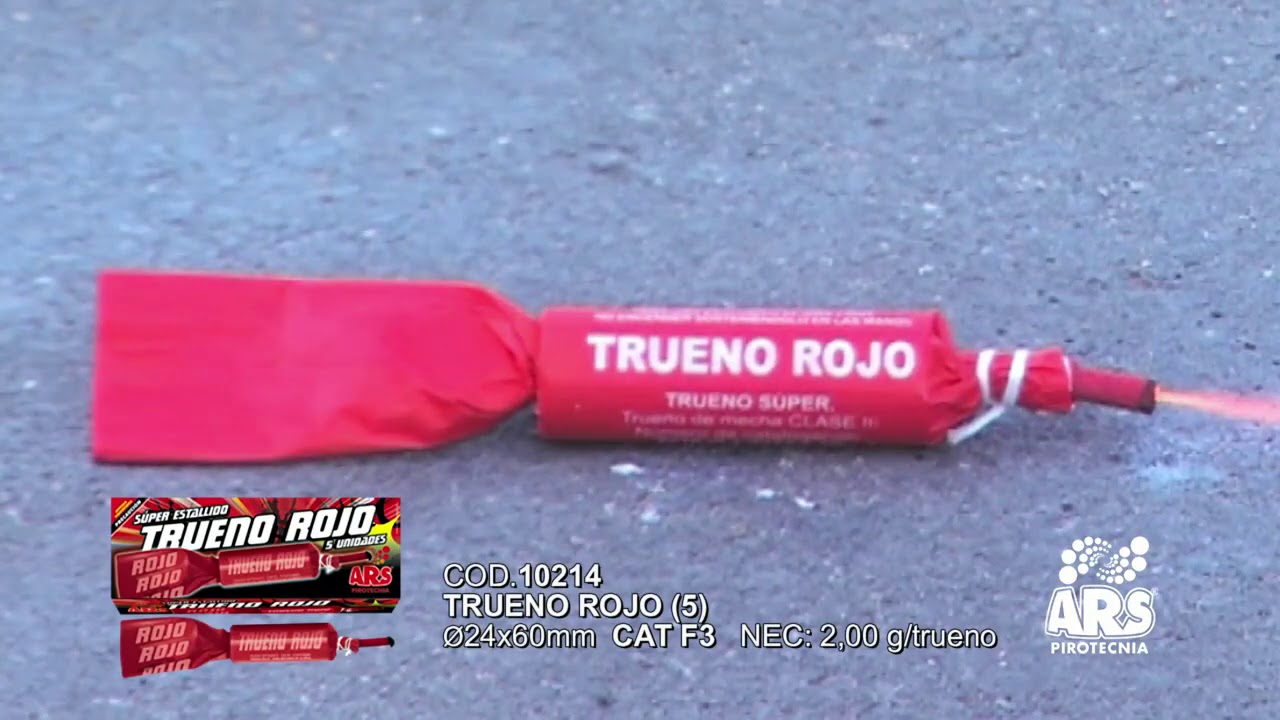 PETARDO TRUENO ROJO