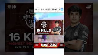 HIGH KILSS IN ESPORTS 🥶:#shorts #bgmi #esports #bgis #history #spraygod #viper #jonathangaming