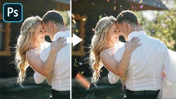 How to Add Colorful Confetti Overlays to the Photo in Photoshop