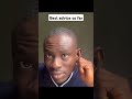 Best advice so far #gehgeh #shorts #trending #ugocry #Shorts