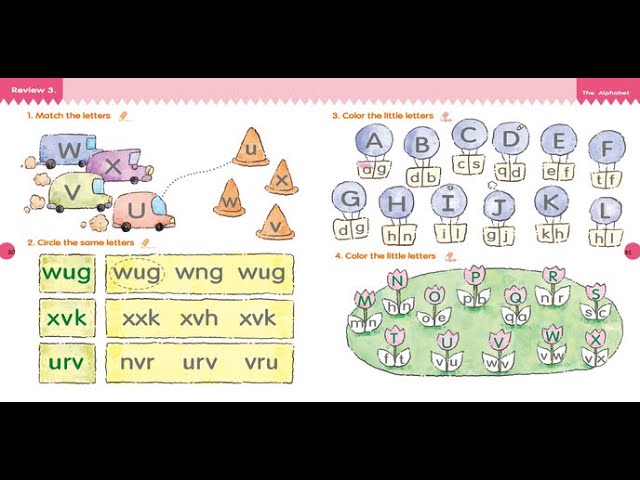 Phonics Kids Alphabet Aa Bb Cc D|Ee Ff Gg Hh| Ii Jj Kk Ll Mm|Nn Mm