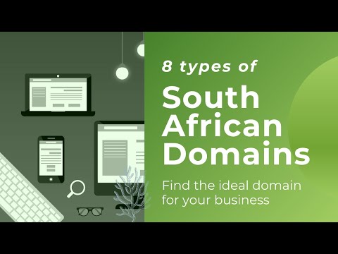 8 Types of South African Domains