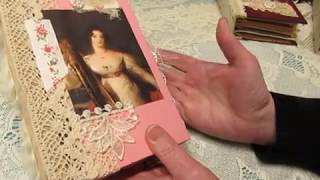 2 More Pretty Vintage Junk Journals *SOLD*
