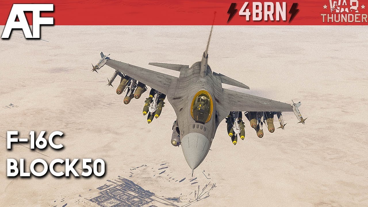 War Thunder - General Dynamics F-16C Block 50 "Viper" | Gameplay Lietadlá CZ/SK