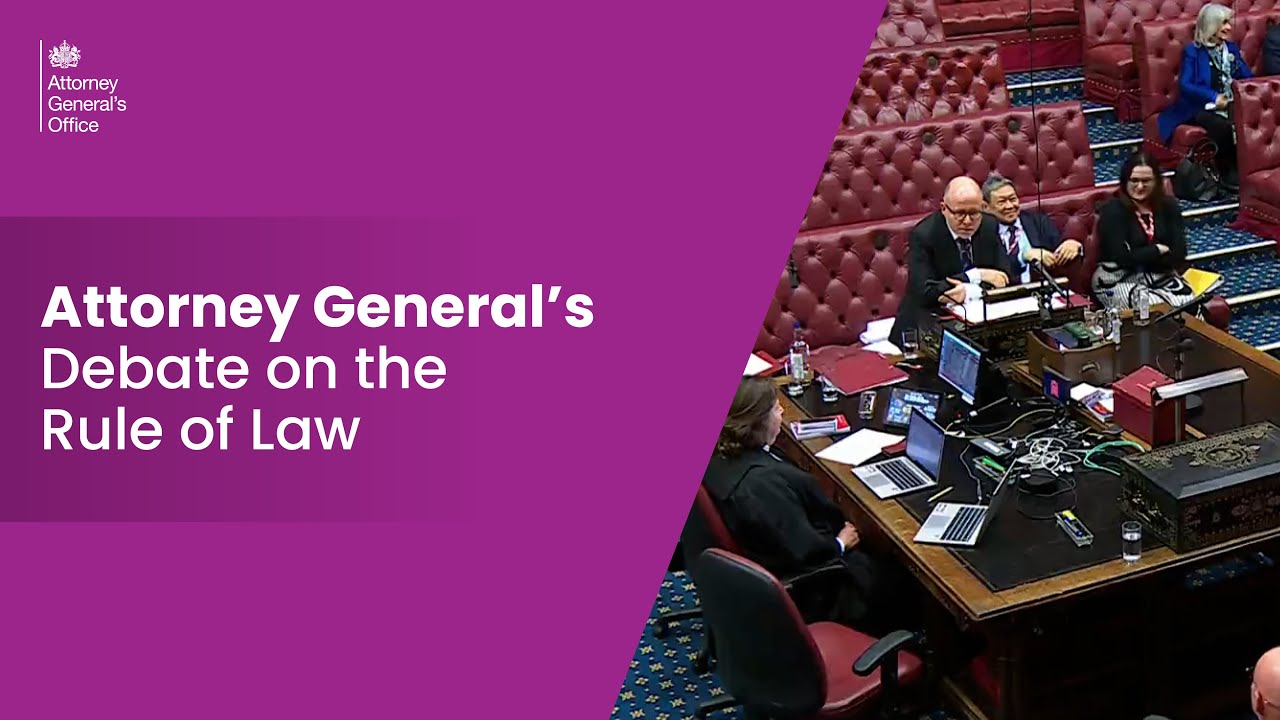 Attorney General Lord Hermer KC Discusses High Legal Standards in Government