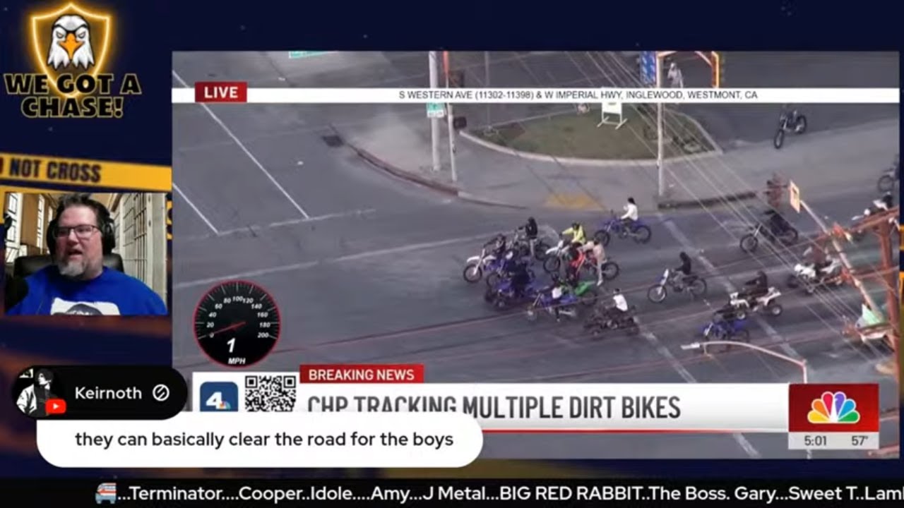 Live Police Chase In LA NOW - YouTube