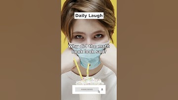 Why did the math book look sad?