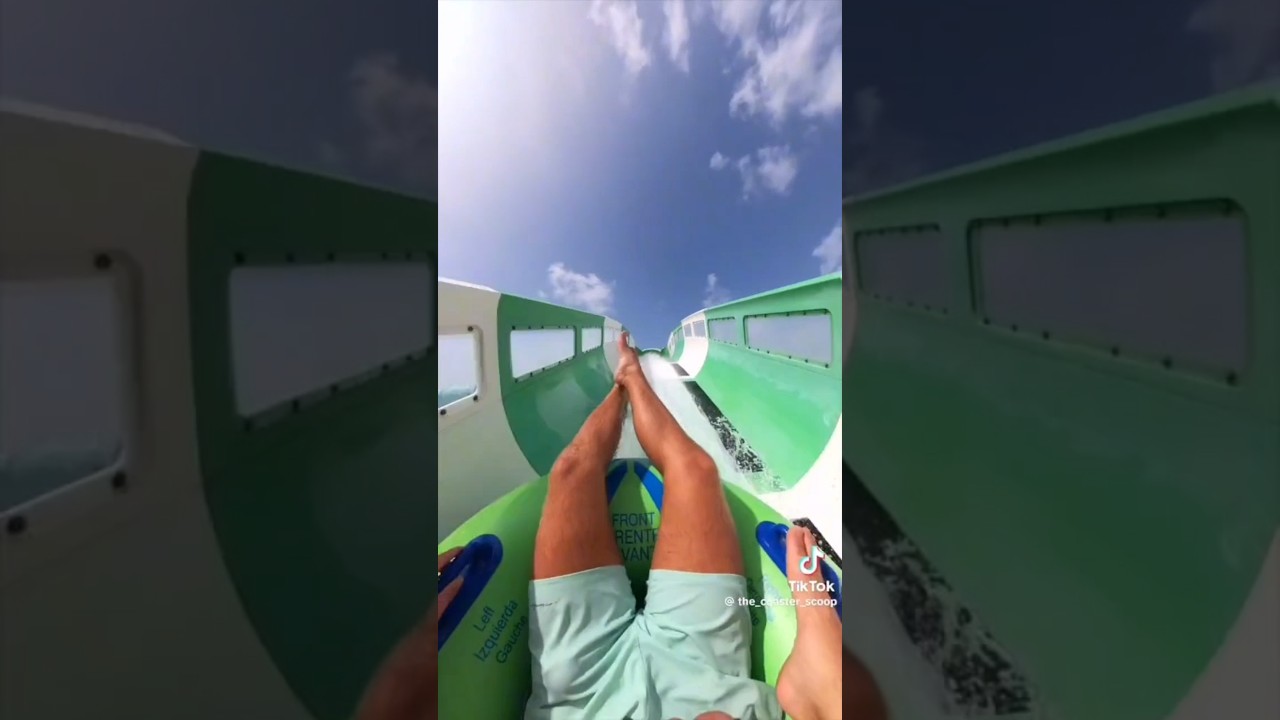 Waterslide backwards!  