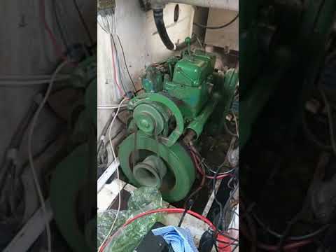My Volvo Penta MD2B running for the first time in 12 years - YouTube