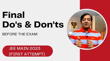 Avoid These Mistakes 🚫🚫❌❌ in IIT JEE Main 2023 (Jan attempt) by Mohit Tyagi #jeemains2023