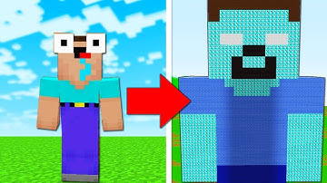 NOOB vs DIAMOND LUCKY BLOCK HEROBRINE MUTANT in MINECRAFT!