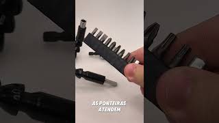 Kit Ultra Acesso Cosevita: Adaptador Angular + Extensor Flexível + 10 Ponteiras