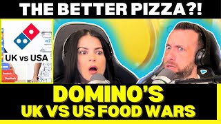 First Time Reaction To US vs UK Domino's | Food Wars!
