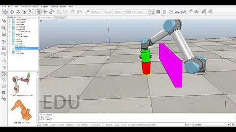 Vrep simulation project pick & place