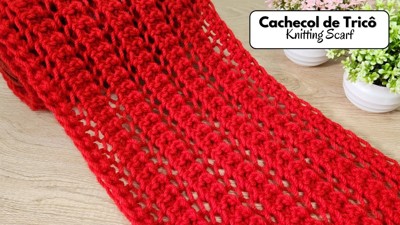 КАК СВЯЗАТЬ ШАРФ 1 РЯДОМ [БЫСТРО И ЛЕГКО] @RafaelNoggDIY