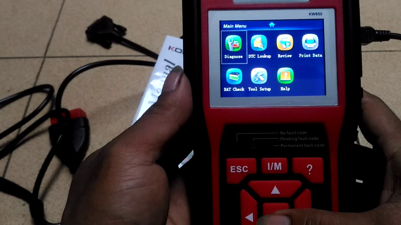 Unboxing scanner konnwei kw 850 indonesia - YouTube