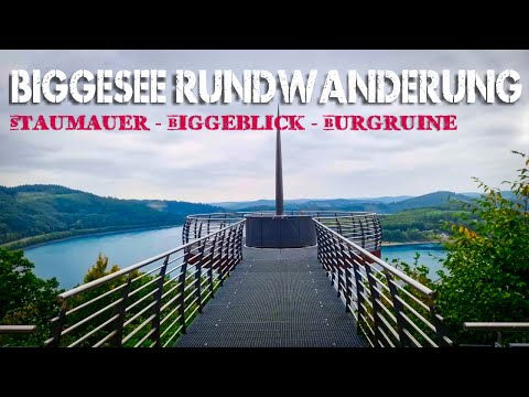 Wandern um den Biggesee | zur Staumauer, Biggeblick und Ruine Waldenburg | Jörg unterwegs