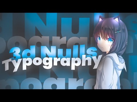 3d Typography Alight Motion Tutorial Using Null Object 「AMV Edit ...
